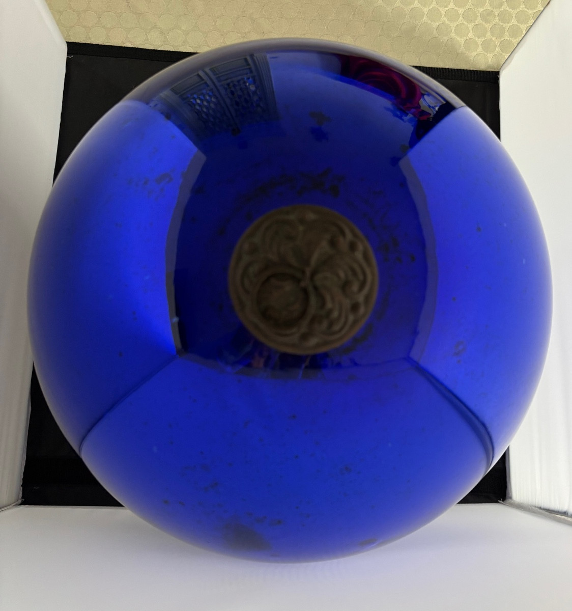 Boule de pardon Noël en verre soufflé 19éme Siècle -photo-5