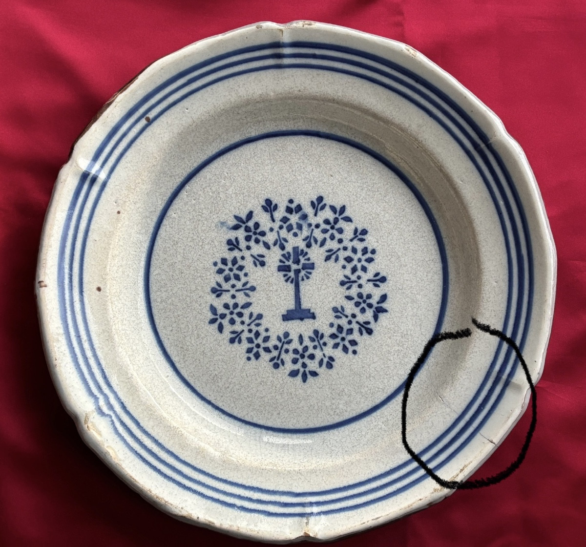 Forges Earthenware, Known As "black Bottom," 19th Century -photo-4