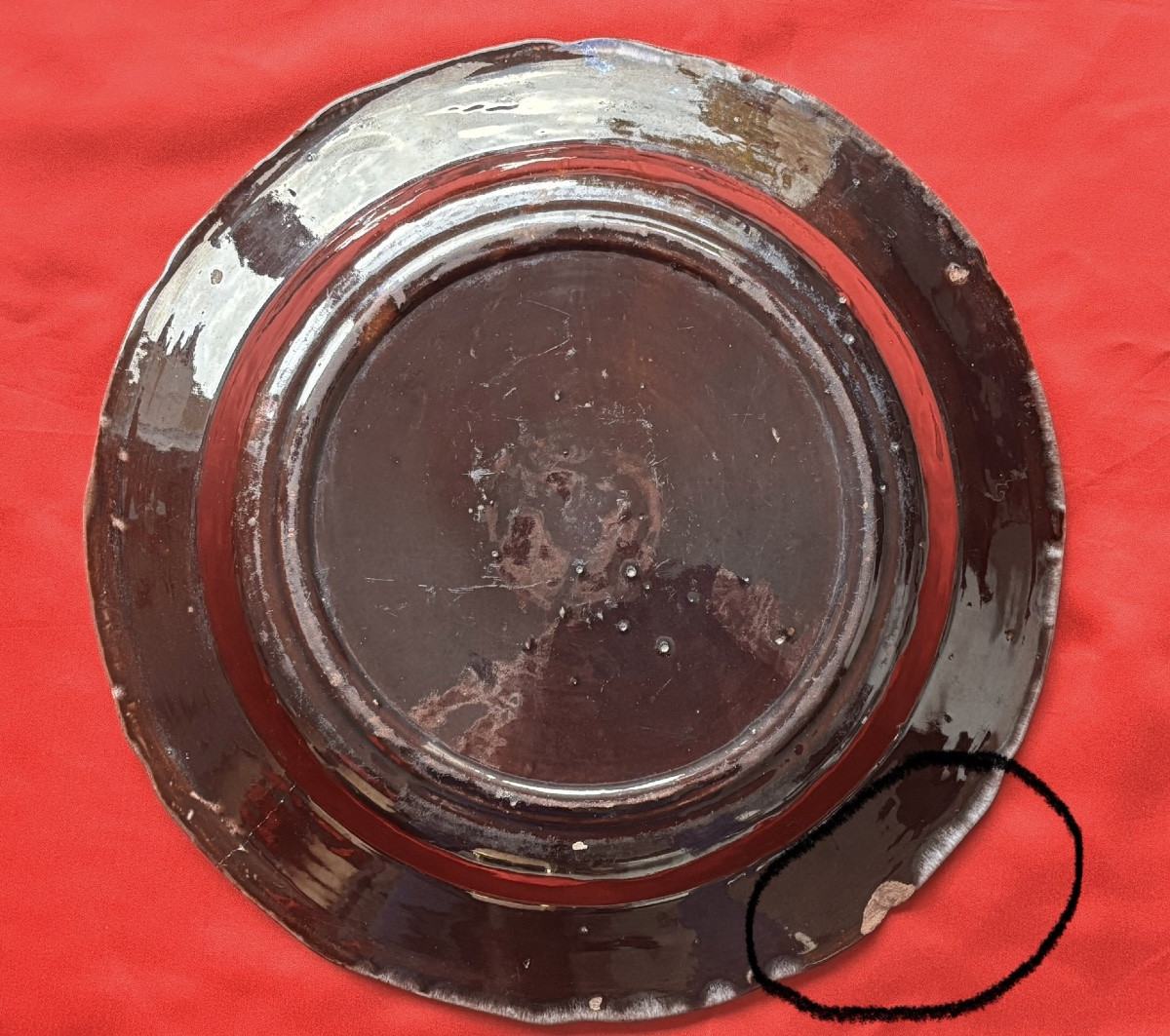 Forges Earthenware, Known As "black Bottom," 19th Century -photo-3