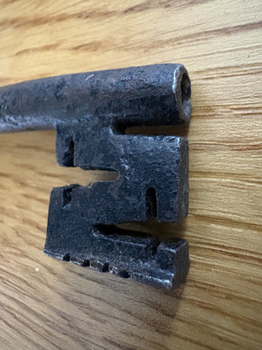 17th Century Wrought Iron Wedding Key -photo-4
