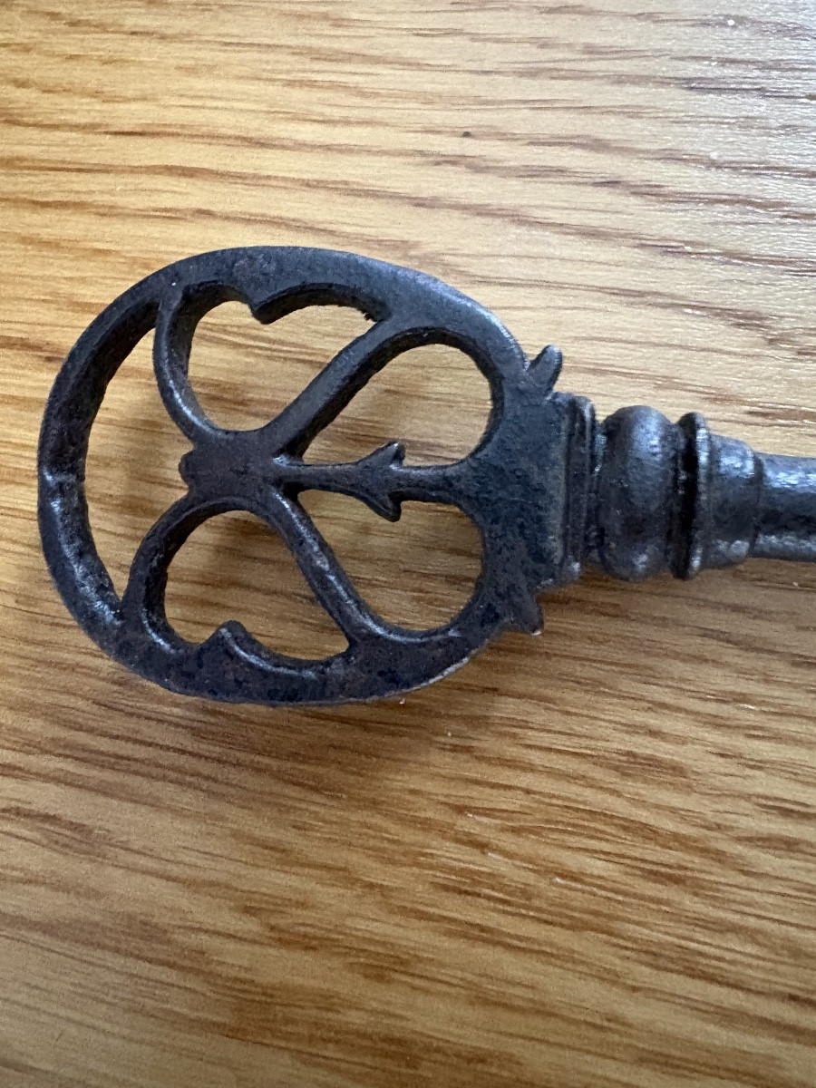 17th Century Wrought Iron Wedding Key -photo-1