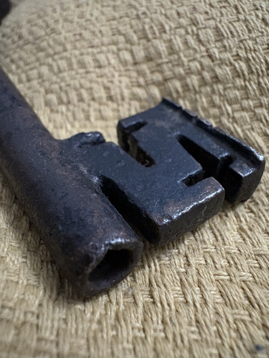 17th Century Wrought Iron Wedding Key -photo-6