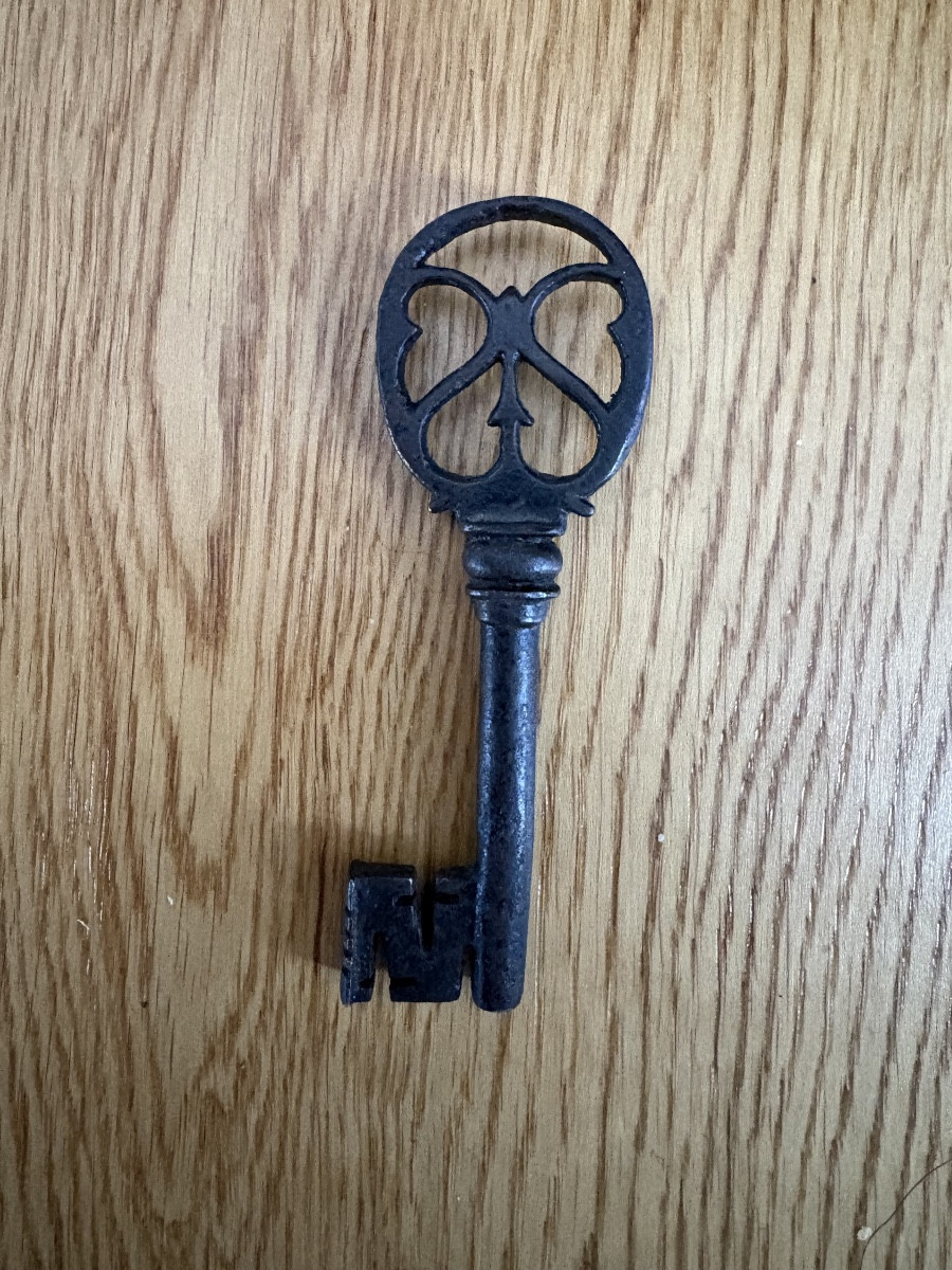 17th Century Wrought Iron Wedding Key -photo-7