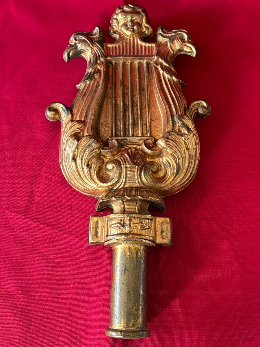 Hampe de drapeau d’Harmonie fin 19éme Siècle -photo-2