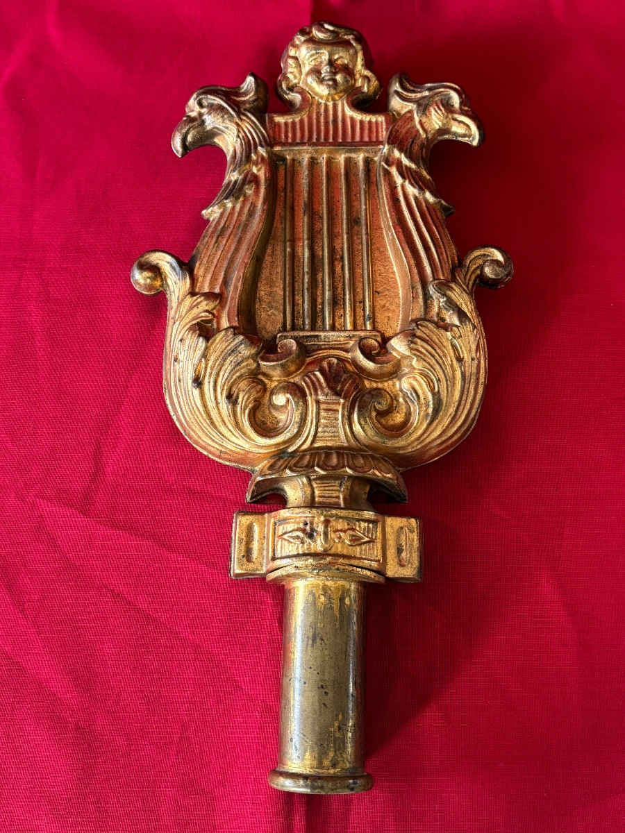 Hampe de drapeau d’Harmonie fin 19éme Siècle -photo-7