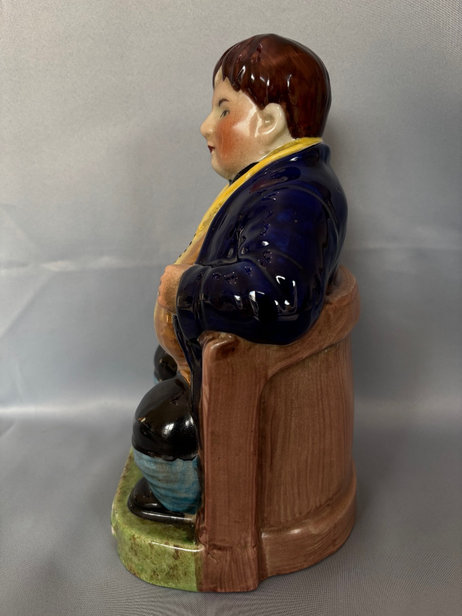 Staffordshire Céramique Daniel Lambert fin 19éme Siècle -photo-2