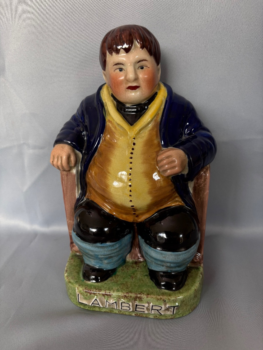 Staffordshire Céramique Daniel Lambert fin 19éme Siècle -photo-4