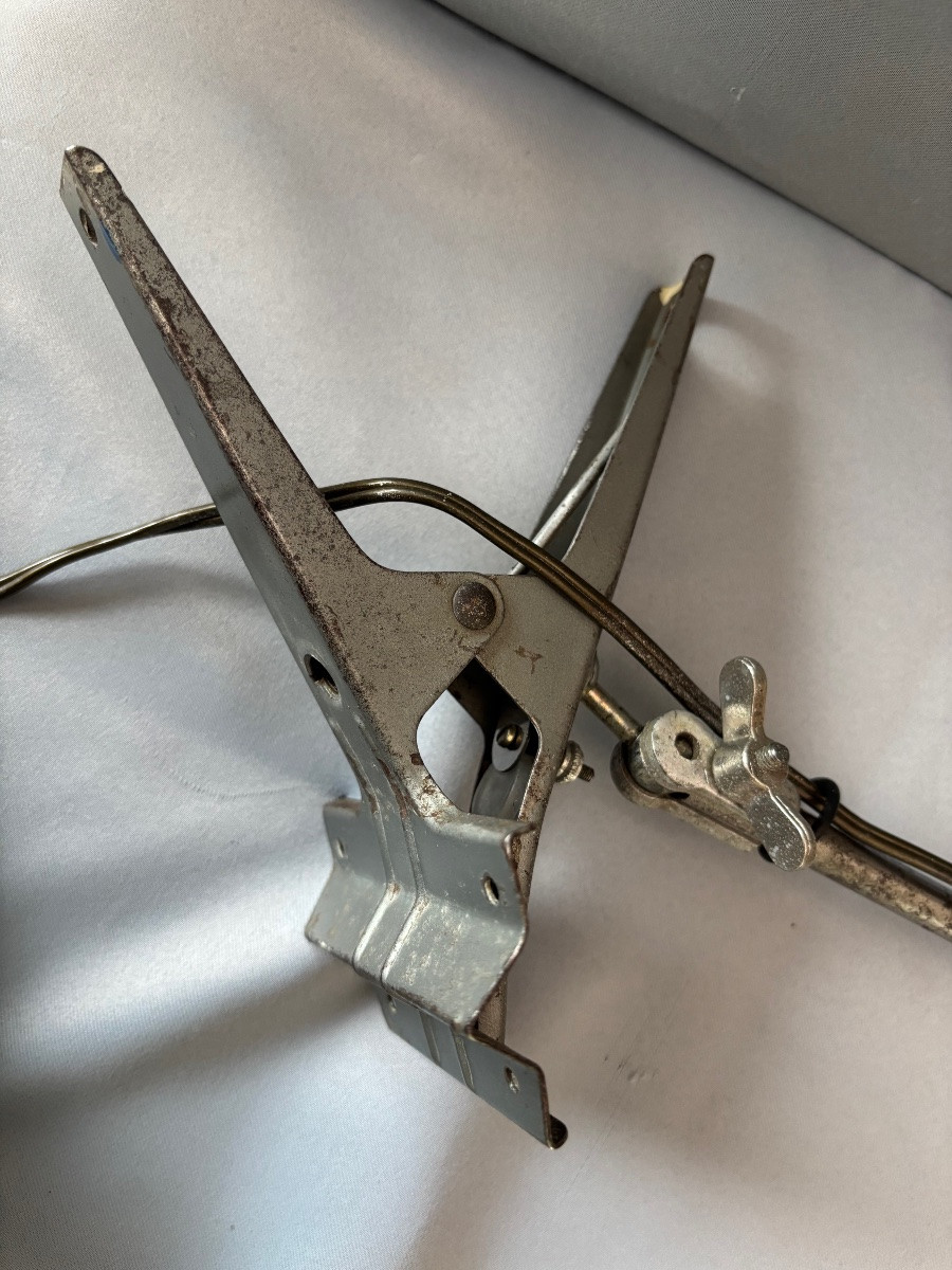 Lampe d’atelier articulée  année 50-photo-4