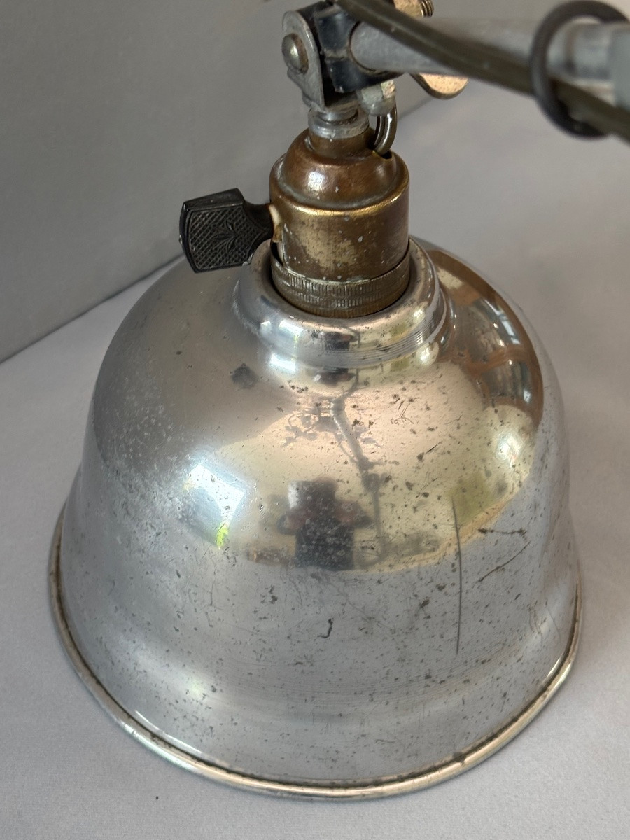 Lampe d’atelier articulée  année 50-photo-7