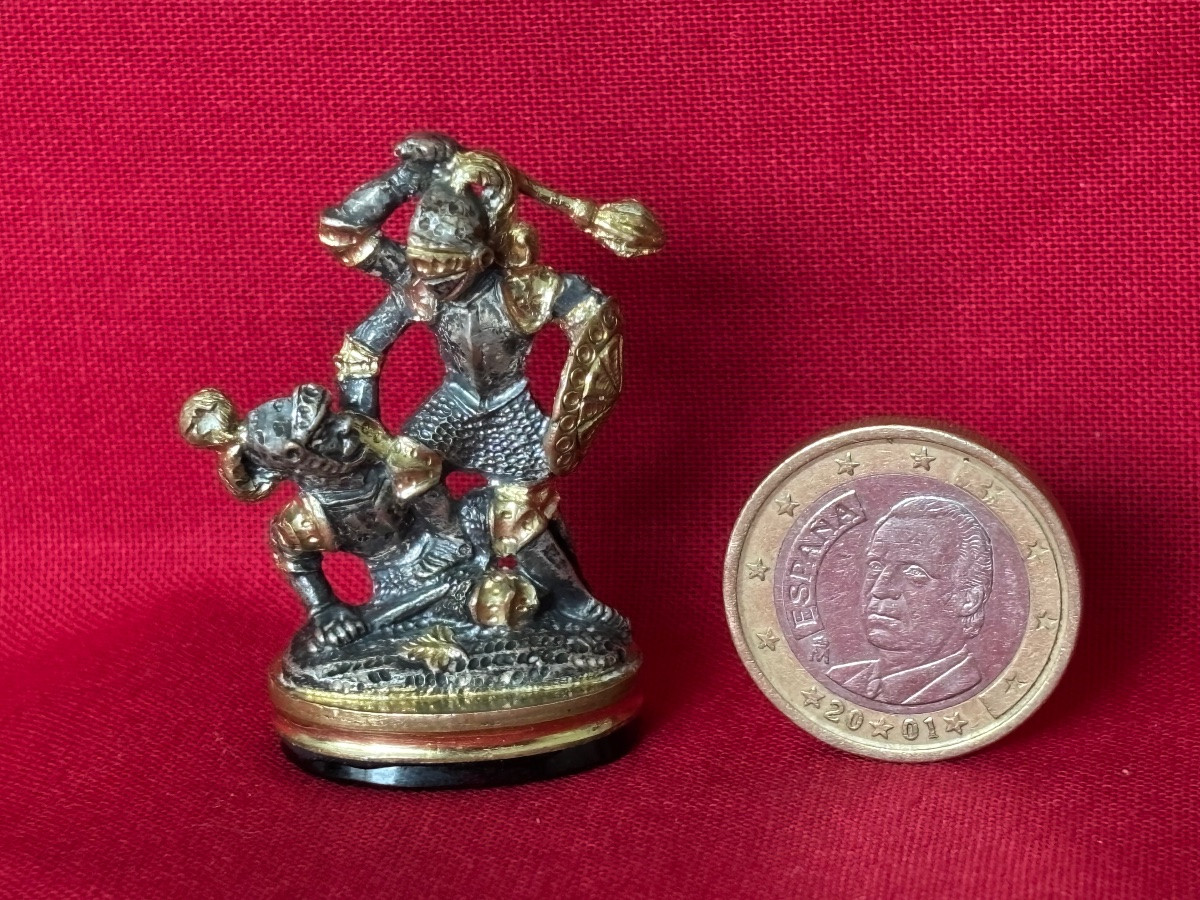 Sceau à cacheter en argent et vermeil 1818/1890-photo-1