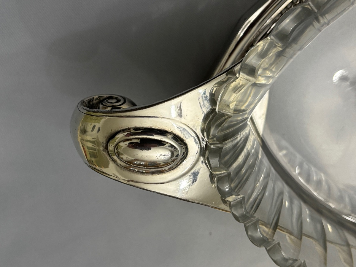 Louis Sue et André Mare Coupe  en métal argenté Gallia pour Christofle 1920/1930-photo-3