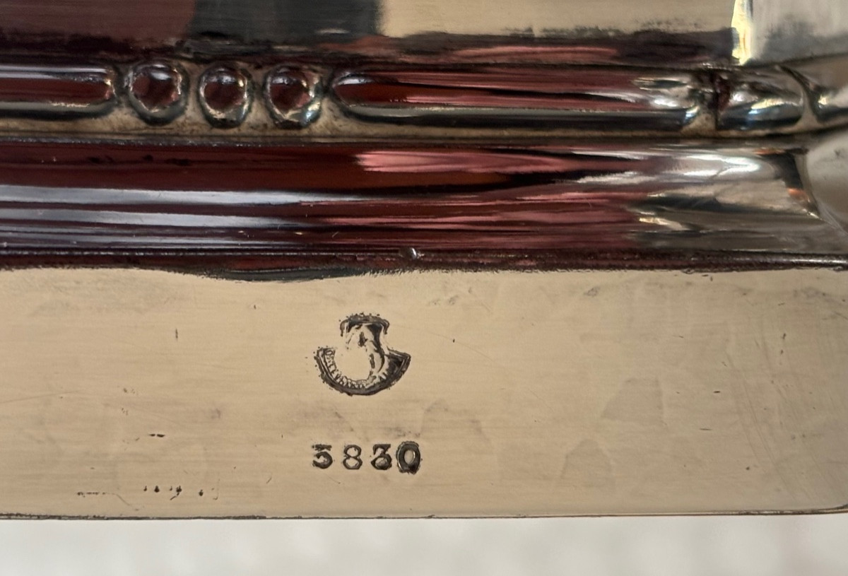 Louis Sue et André Mare Coupe  en métal argenté Gallia pour Christofle 1920/1930-photo-6