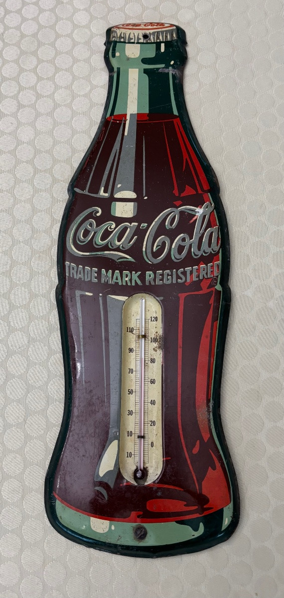 Lithographed Plate From The 1940s/1950s In The Shape Of A Bottle-photo-2