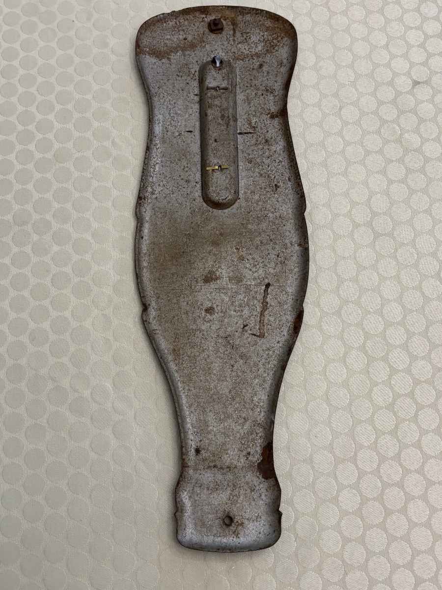 Lithographed Plate From The 1940s/1950s In The Shape Of A Bottle-photo-4