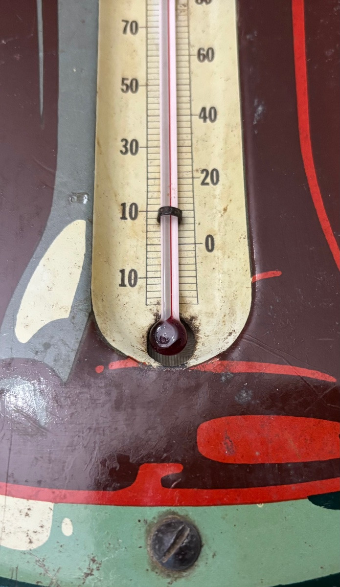 Lithographed Plate From The 1940s/1950s In The Shape Of A Bottle-photo-7