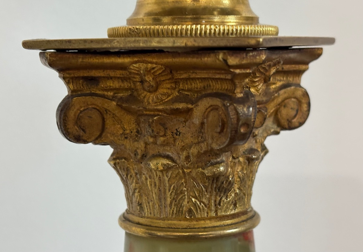 Lampe à pétrole en cristal de baccarat Napoléon III-photo-5