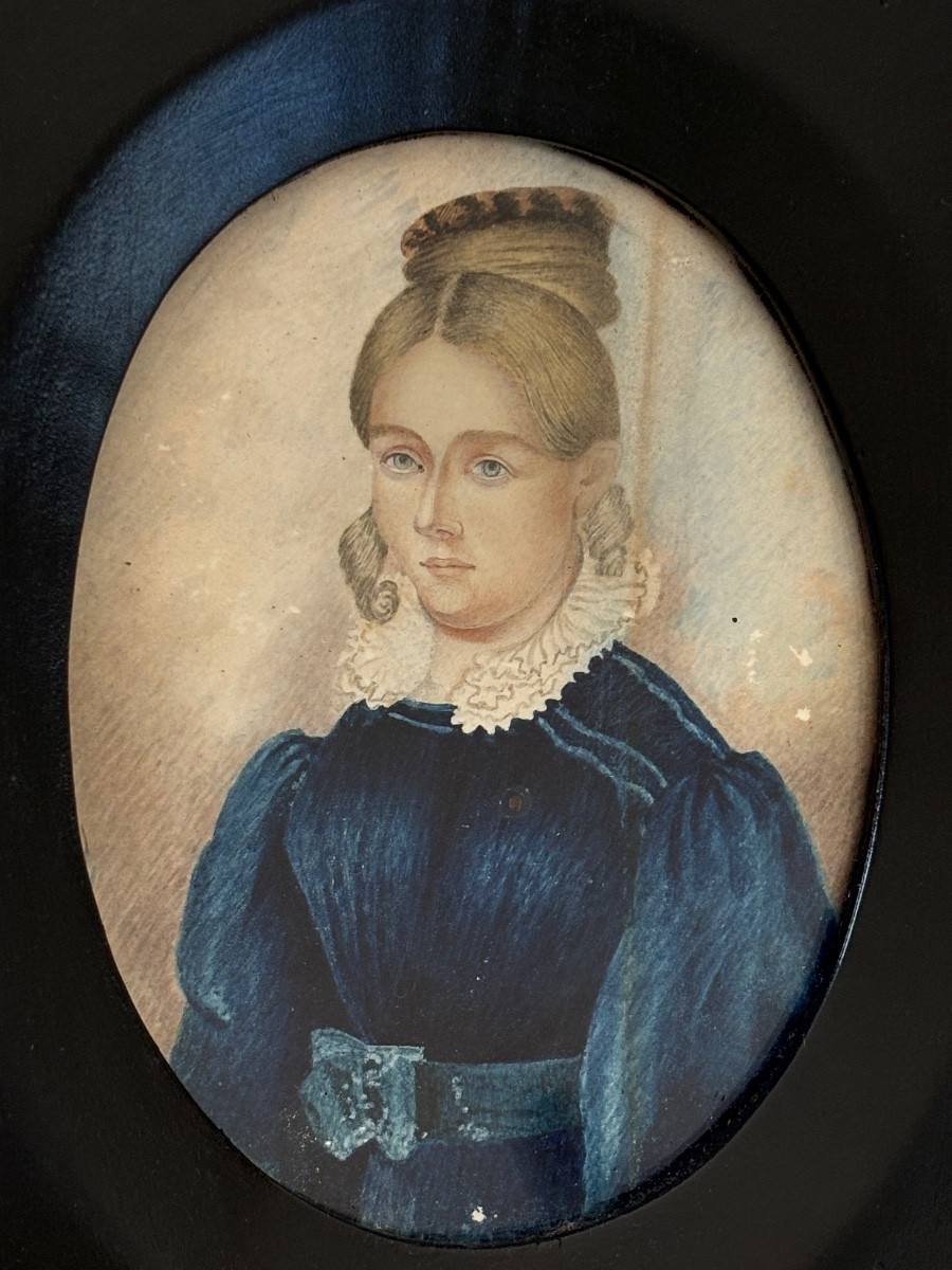 Portrait Of A Young Woman Of Quality, 18th Century 