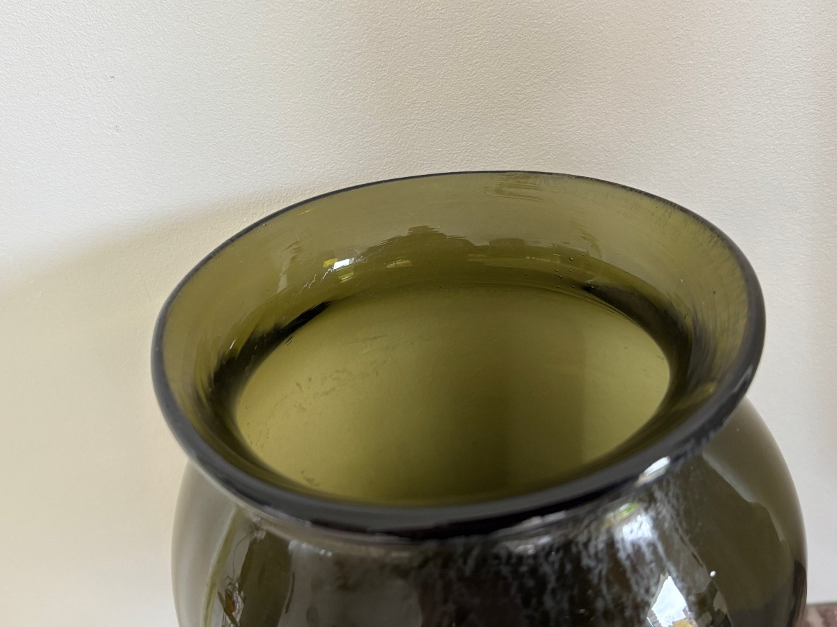 Late 18th Century Blown Glass Jar -photo-3