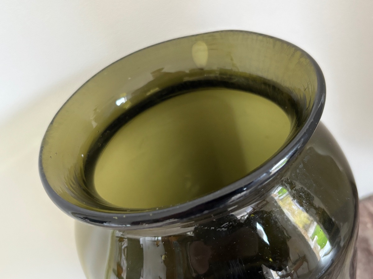 Late 18th Century Blown Glass Jar -photo-4