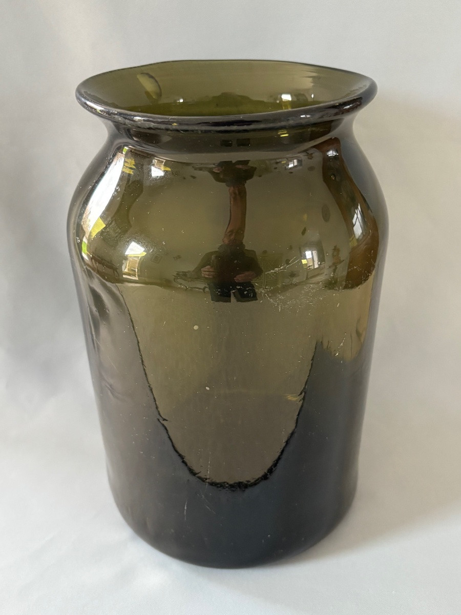 Late 18th Century Blown Glass Jar -photo-6