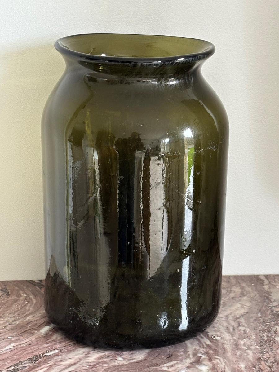 Late 18th Century Blown Glass Jar 