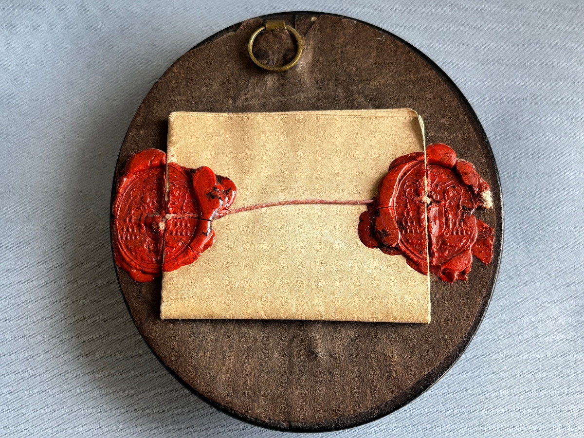 Reliquaire Suaire de St Bernard 19éme Siècle -photo-3