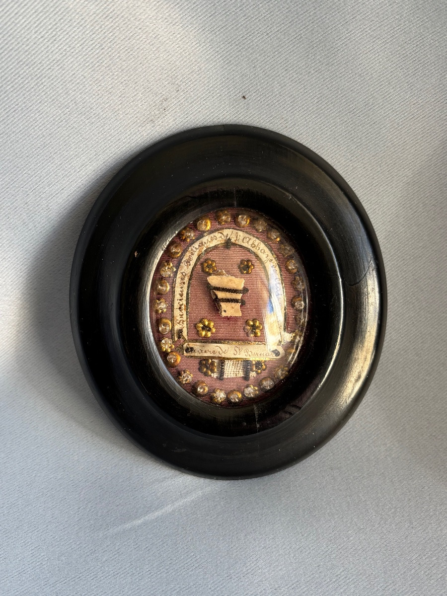 Reliquaire Suaire de St Bernard 19éme Siècle -photo-4