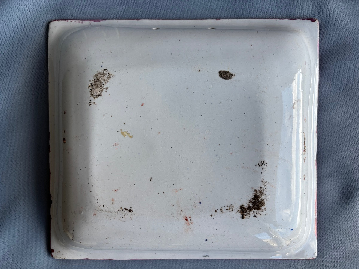 Emblematic Faience Plaque From Moore & Co Of Sunderland, 19th Century -photo-5