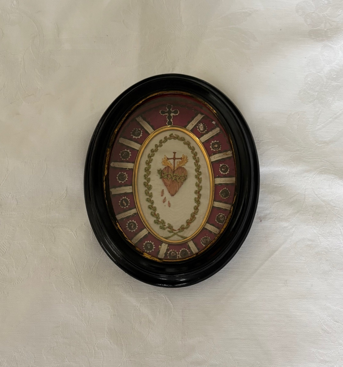 Reliquaire du Sacré Cœur de Marie fin 19e-photo-4