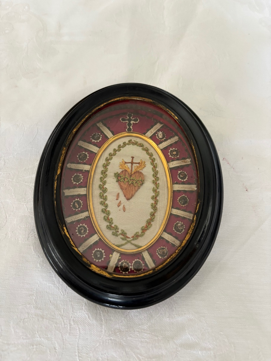 Reliquaire du Sacré Cœur de Marie fin 19e-photo-2