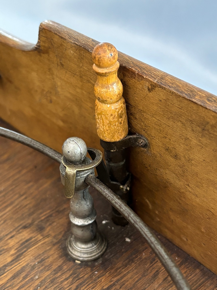 Dutch Spinning Top Game With A Rack And Pinion Mechanism, Late 19th Century -photo-6