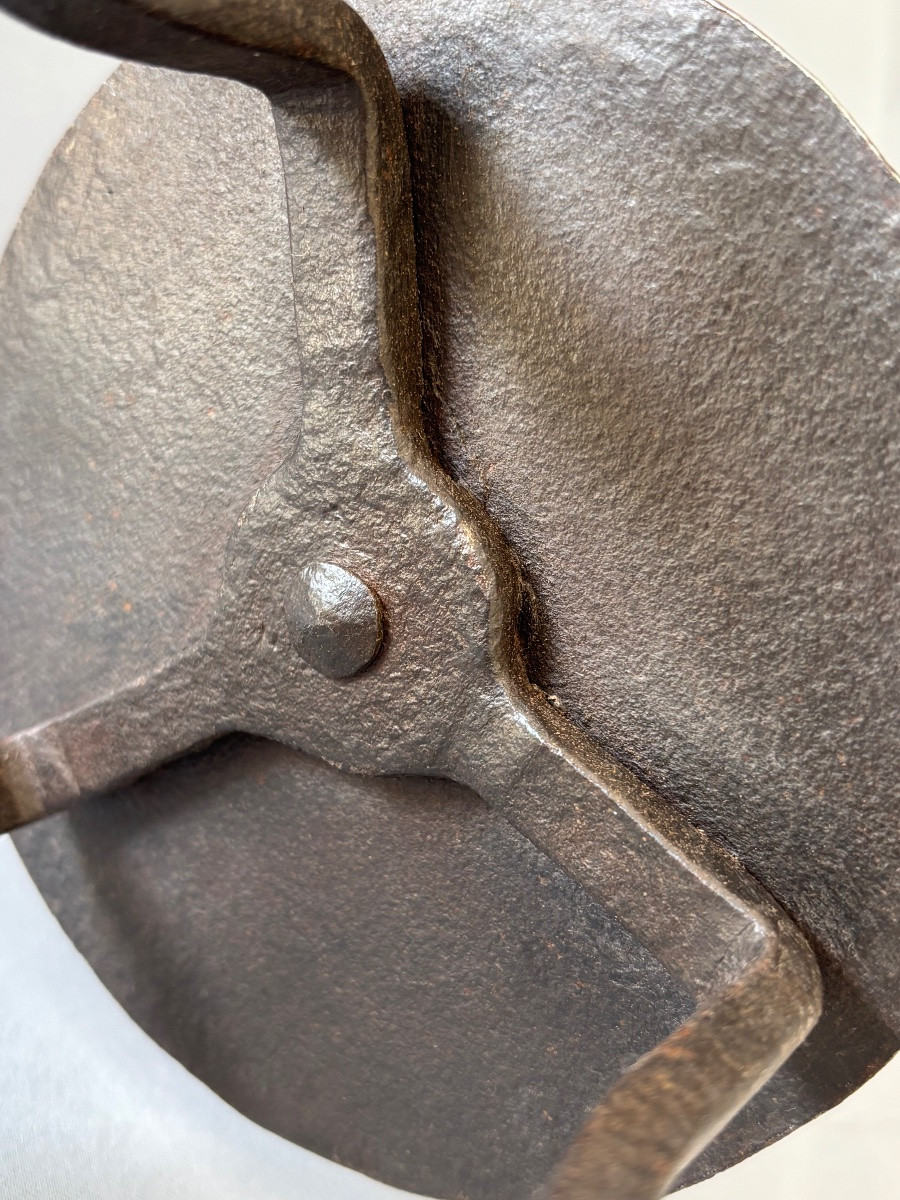 Forged Candlestick 18th Century-photo-2