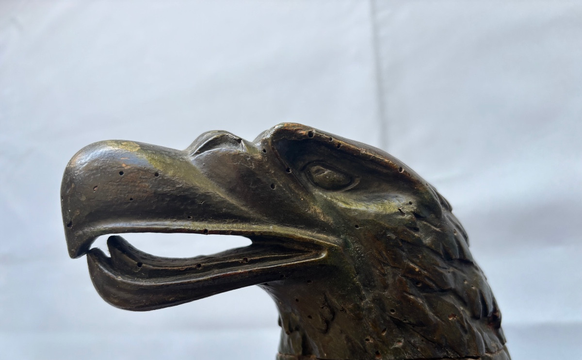 Patinated Wooden Eagle, Late 18th Century