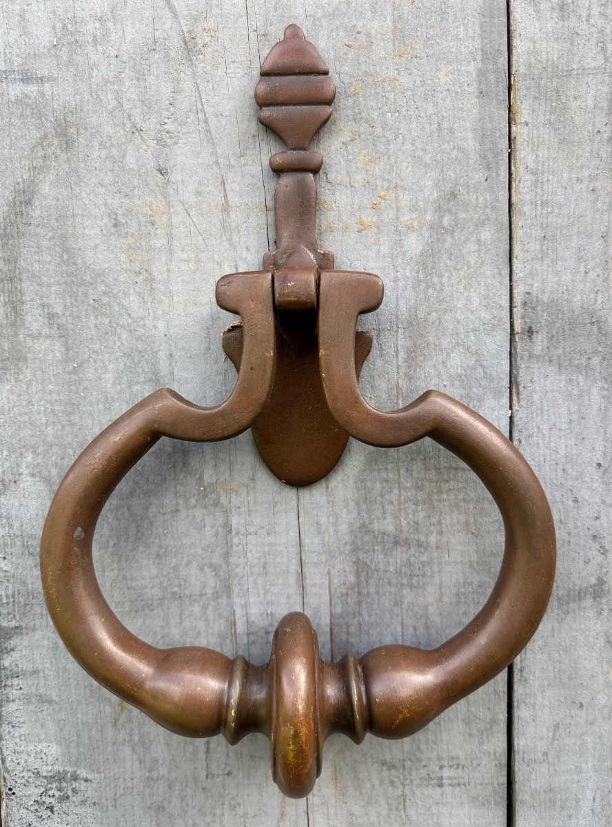 Pair Of Late 19th Century Bronze Door Knockers-photo-3