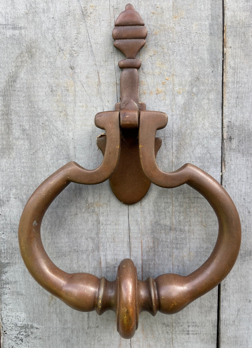 Pair Of Late 19th Century Bronze Door Knockers-photo-3