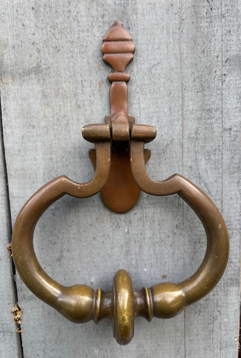 Pair Of Late 19th Century Bronze Door Knockers-photo-5
