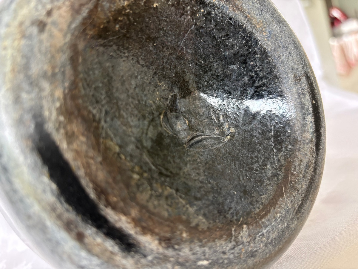Bouteille oignon fin XVIIe début XVIIIe Siècle -photo-3