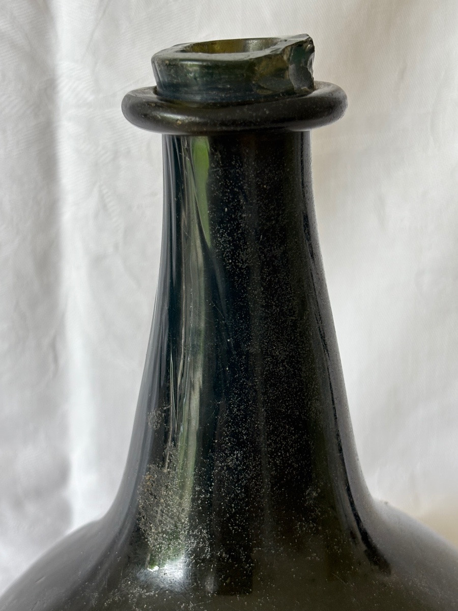 Bouteille oignon fin XVIIe début XVIIIe Siècle -photo-4