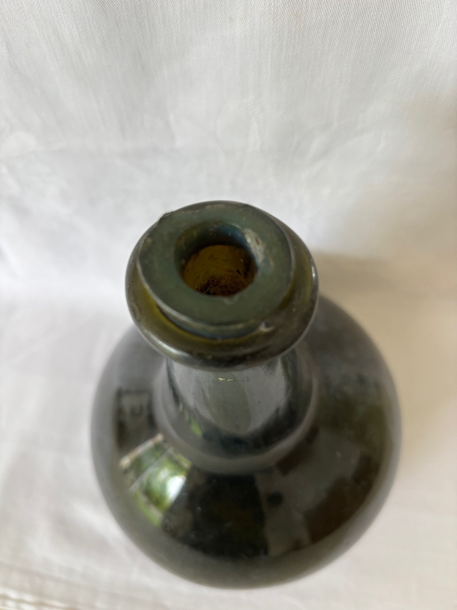 Bouteille oignon fin XVIIe début XVIIIe Siècle -photo-8