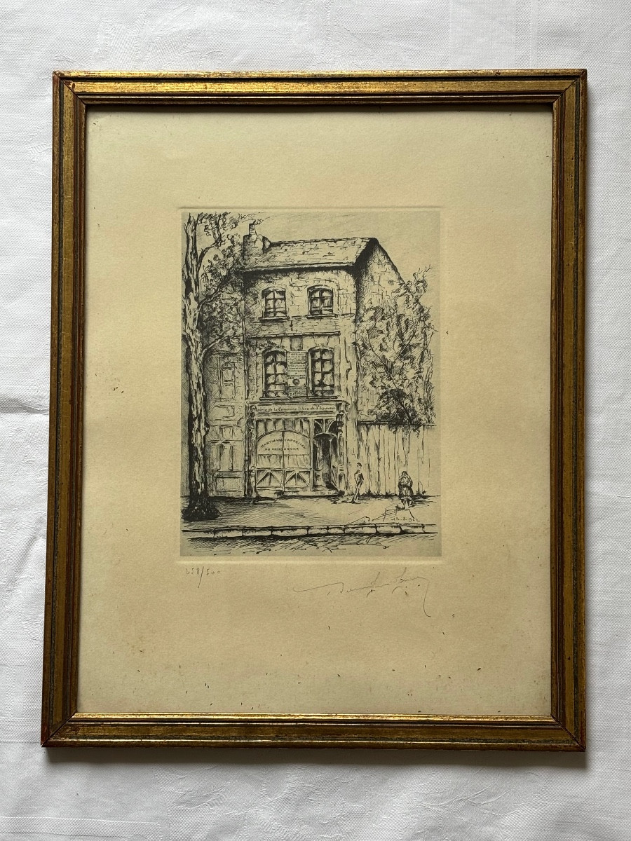 Fernand BOURGUIGNON ST Sauveur à Lille XXe Siècle 