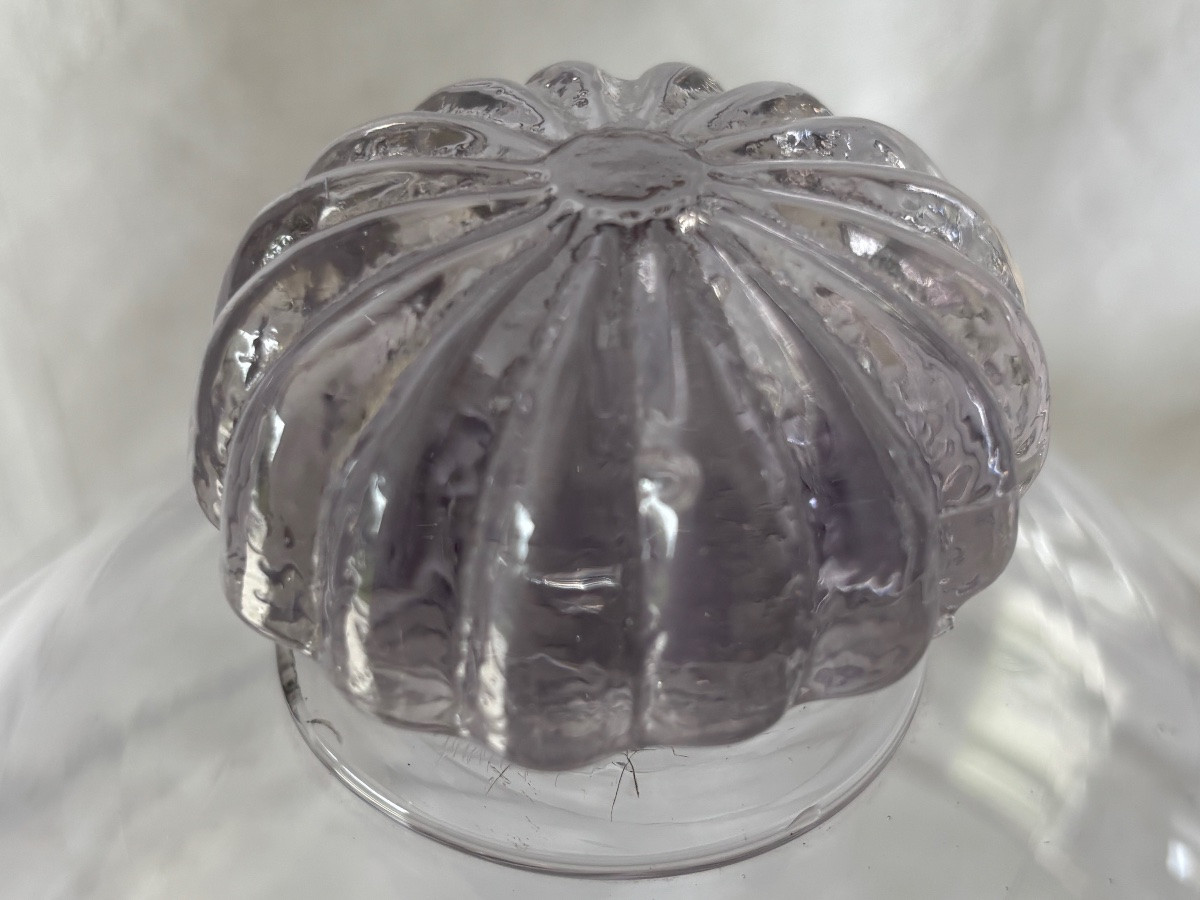 Herbalist's Glass-blown Covered Pot 18th Century-photo-2