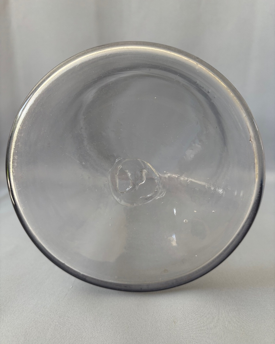 Herbalist's Glass-blown Covered Pot 18th Century-photo-6