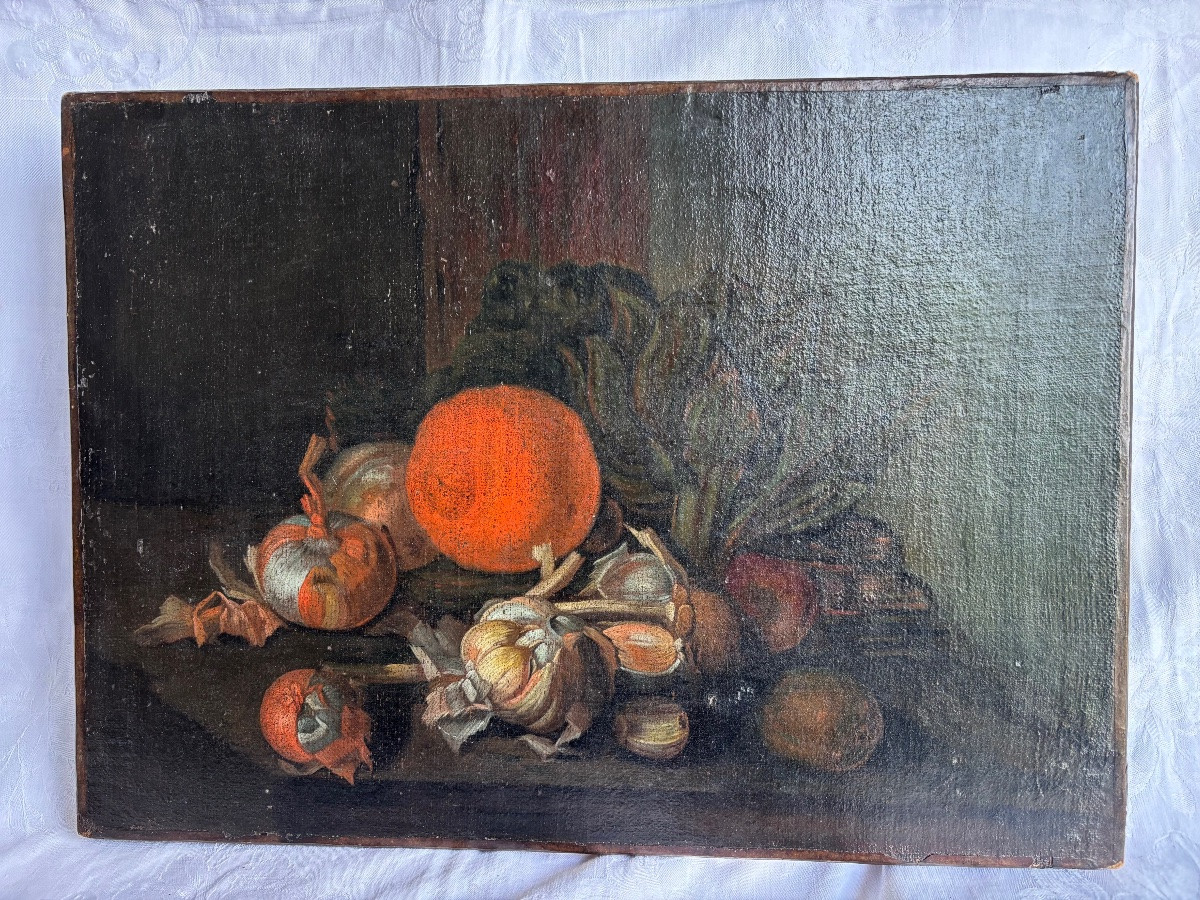Still Life With Vegetables 18th Century-photo-7