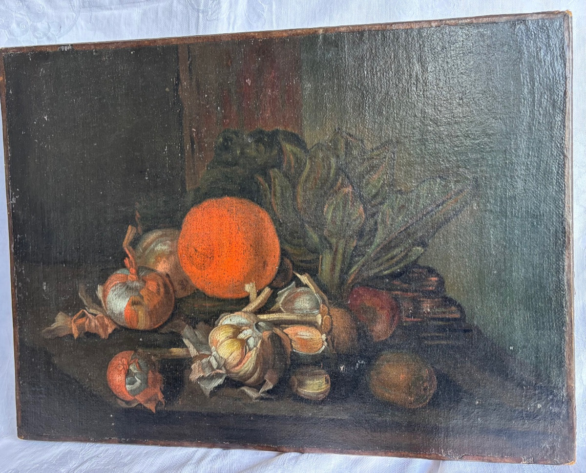 Still Life With Vegetables 18th Century-photo-8