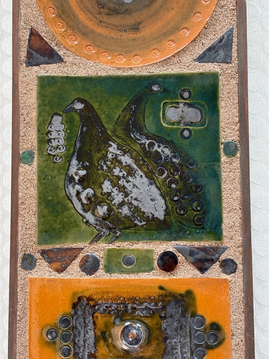 Hanne Denmark Ceramic Plate Circa 1970-photo-2