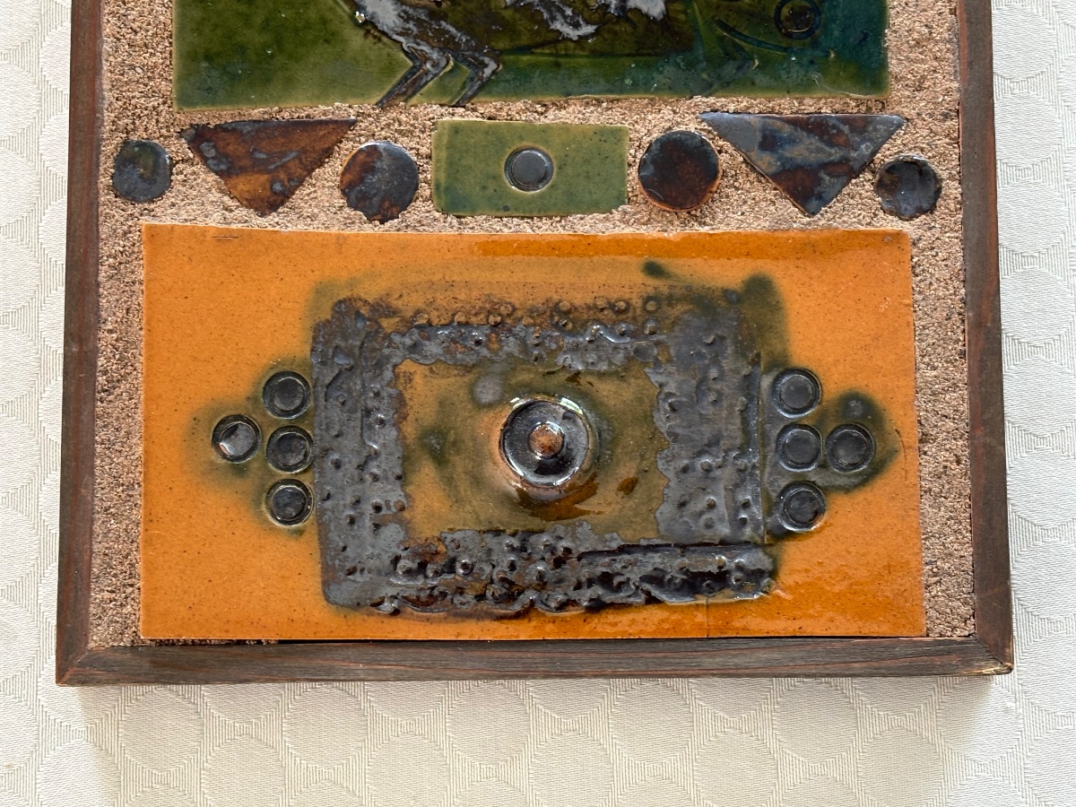 Hanne Denmark Ceramic Plate Circa 1970-photo-4