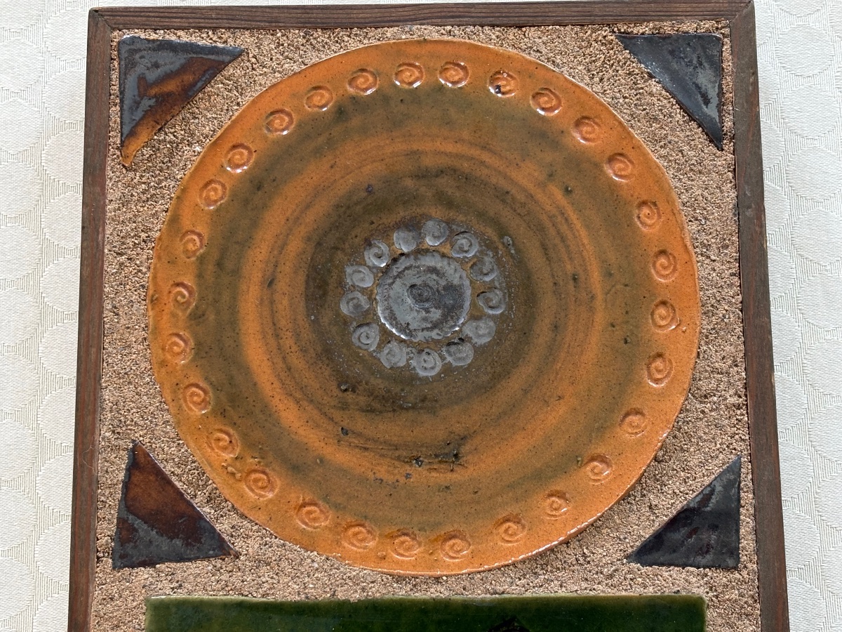 Hanne Denmark Ceramic Plate Circa 1970-photo-4