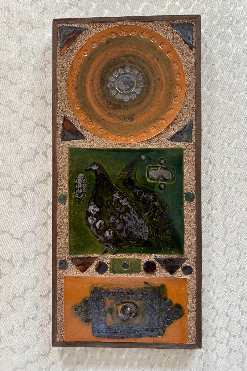 Hanne Denmark Ceramic Plate Circa 1970-photo-6