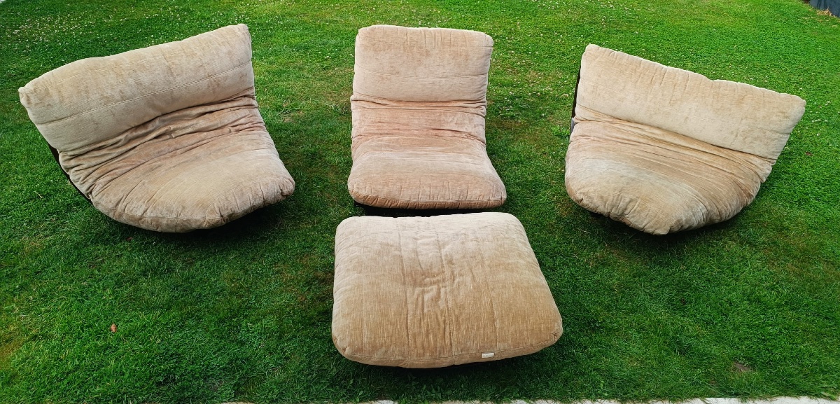 Ligne ROSET  ensemble complet < MARSALA > Circa 1970-photo-3