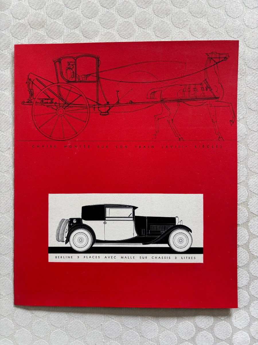 Bugatti Type 44 Catalogue original Circa 1927